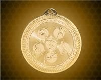 2 inch Gold Field Events Laserable BriteLazer Medal