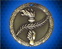 1 1/4 inch Gold Victory XR Medal 