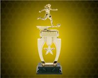 13" Female Soccer Snap Star Trophy