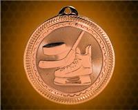 2 inch Bronze Hockey Laserable BriteLazer Medal