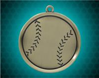 2 1/4 inch Gold Baseball Mega Medal