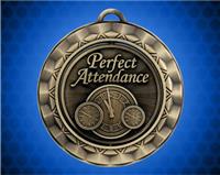 2 5/16 Inch Perfect Attendance Spinner Medal