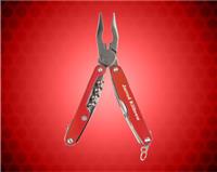 4 inch Red Multi-tool with Black Pouch