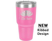 Polar Camel 30 oz. Pink Vacuum Insulated Tumbler w/Clear Lid