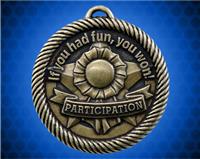 2 inch Gold Participation Value Medal