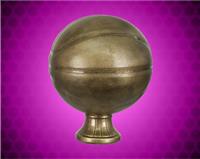 11 1/2 inch Antique Gold Basketball Resin