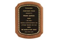 5 x 7 inch Coventry Plaque with Walnut Piano Finish