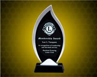 8 1/2 inch Flame Glass Award
