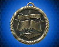 2 inch Gold English Value Medal