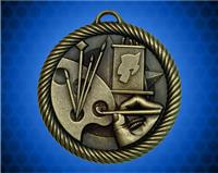 2 inch Gold Art Value Medal