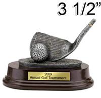 Golf Club Iron Angle Trophy