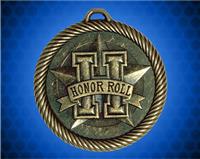 2 inch Gold Honor Roll Value Medal