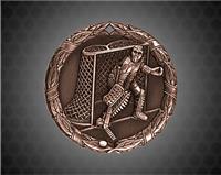 2 inch Bronze Ice Hockey XR Medal