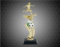 13" Male Soccer Color Scene Trophy