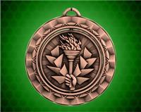 2 5/16 Inch Bronze Victory Spinner Medal