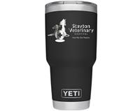 Custom 30 oz Yeti Rambler Black 