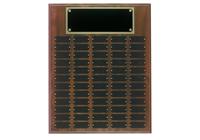 16 x 20 Inch Cherry Finish Perpetual Plaque (60 Plates)