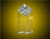 6 inch Crystal Diamond Top Pillar