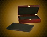 10 1/4 x 7 1/2 inch Rosewood Finished Gift Box 