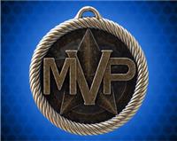 2 inch Gold MVP Value Medal
