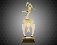 13" Male Basketball Snap Star Trophy