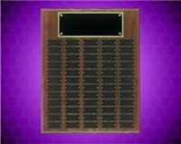 16 x 20 Inch Cherry Finish Perpetual Plaque (60 Plates)