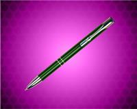 5 3/8 inch Gloss Green Ballpoint Pen