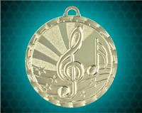 2 Inch Gold Music Bright Medal