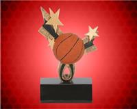 6" Top Star Basketball Resin