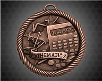 2 inch Bronze Mathematics Value Medal