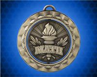 2 5/16 Inch Gold Math Spinner Medal