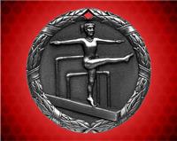 1 1/4 inch Silver Gym XR Medal