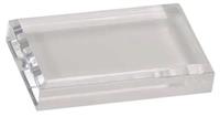 3 1/2 x 4 1/2 Inch Clear Acrylic Paperweight