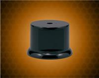 2 1/8 Inch Black Weighted Round Plastic Base