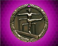 2 inch Gold Gymnastics XR Medal