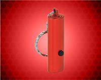 2 inch Red 1 LED Laserable Flashlight with Keychain