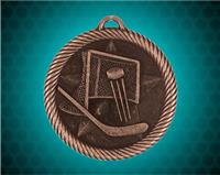 2 inch Bronze Hockey Value Medal