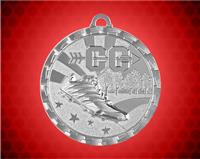 2 inch Silver Cross Country Bright Medal