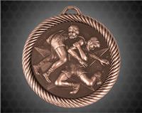 2 inch Bronze Wrestling Value Medal