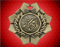 2 inch Gold Music Imperial Medal