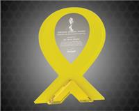 7 Inch Yellow Ribbon Stand Up Acrylic