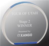 4 1/2 Inch Blue Acrylic Circle