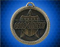 2 inch Gold Good Citizen Value Medal