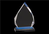 5 1/4 x 7 3/4 Inch Blue Diamond Impress Acrylic