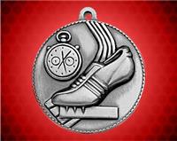 2 inch Silver Track Die Cast Medal
