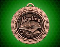 2 5/16 Inch Bronze Reading Spinner Medal