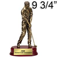 Bronze Finish Series Golfer Regular Size