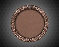 2 inch Bronze XR Medal with a Blank 1 1/2 inch engravable center