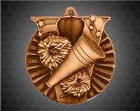 2 Inch Bronze Cheer Victory Medal
