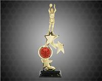 13" Male Basketball Spin Star Trophy